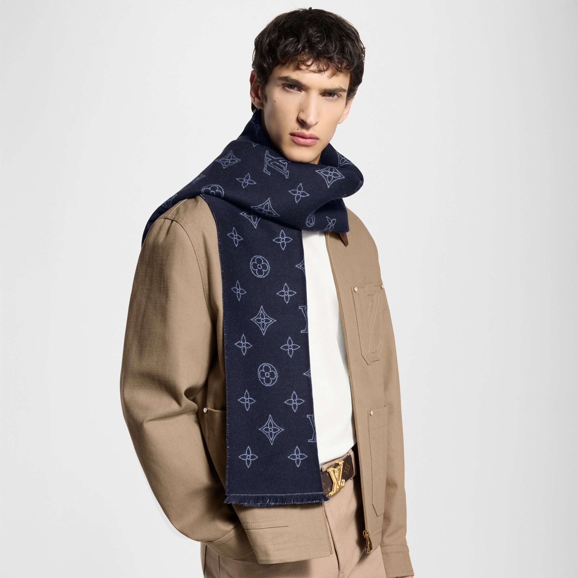 Monogram Blast Scarf S00 - Men - Accessories | LOUIS VUITTON ®